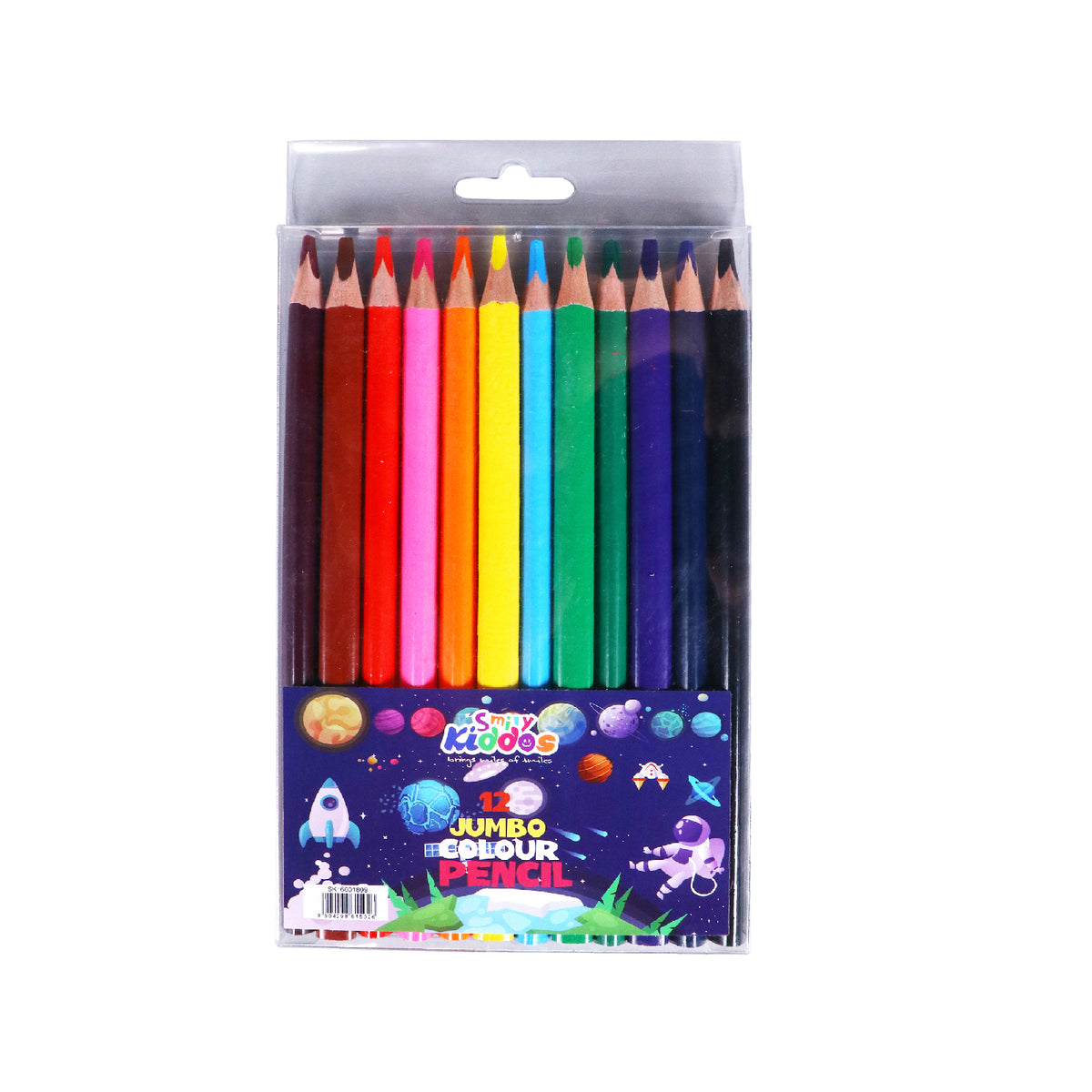 Jumbo Color Pencils – Set of 12 | Bright & Smooth Coloring