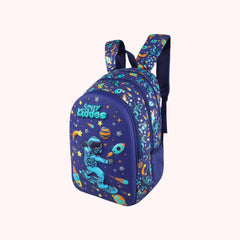 Smily Kiddos 15L EVA Shell Backpack | Space Astronaut Theme | Blue | Durable & Spacious School Bag | 45 x 30 x 14 cm