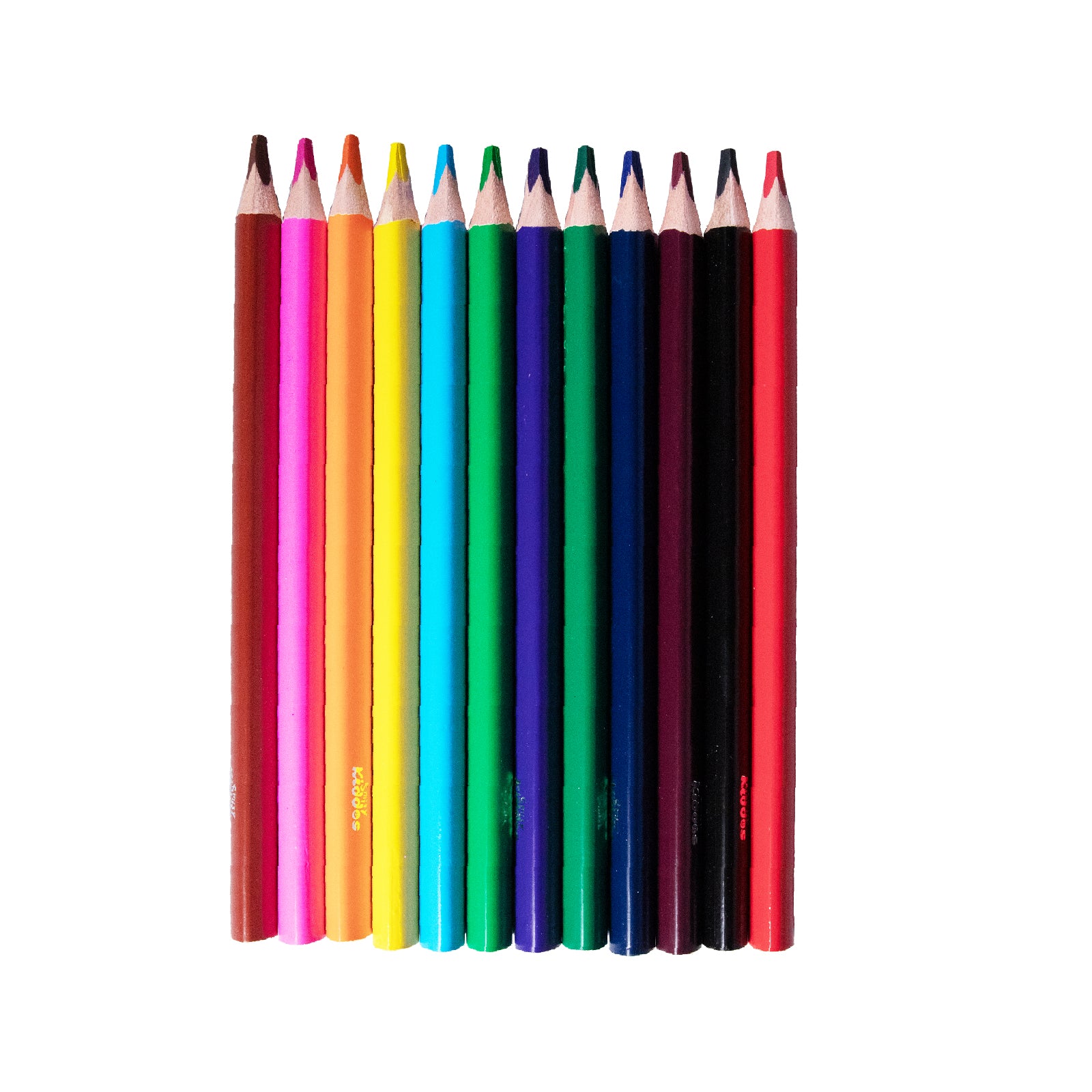 Jumbo Color Pencils – Set of 12 | Bright & Smooth Coloring