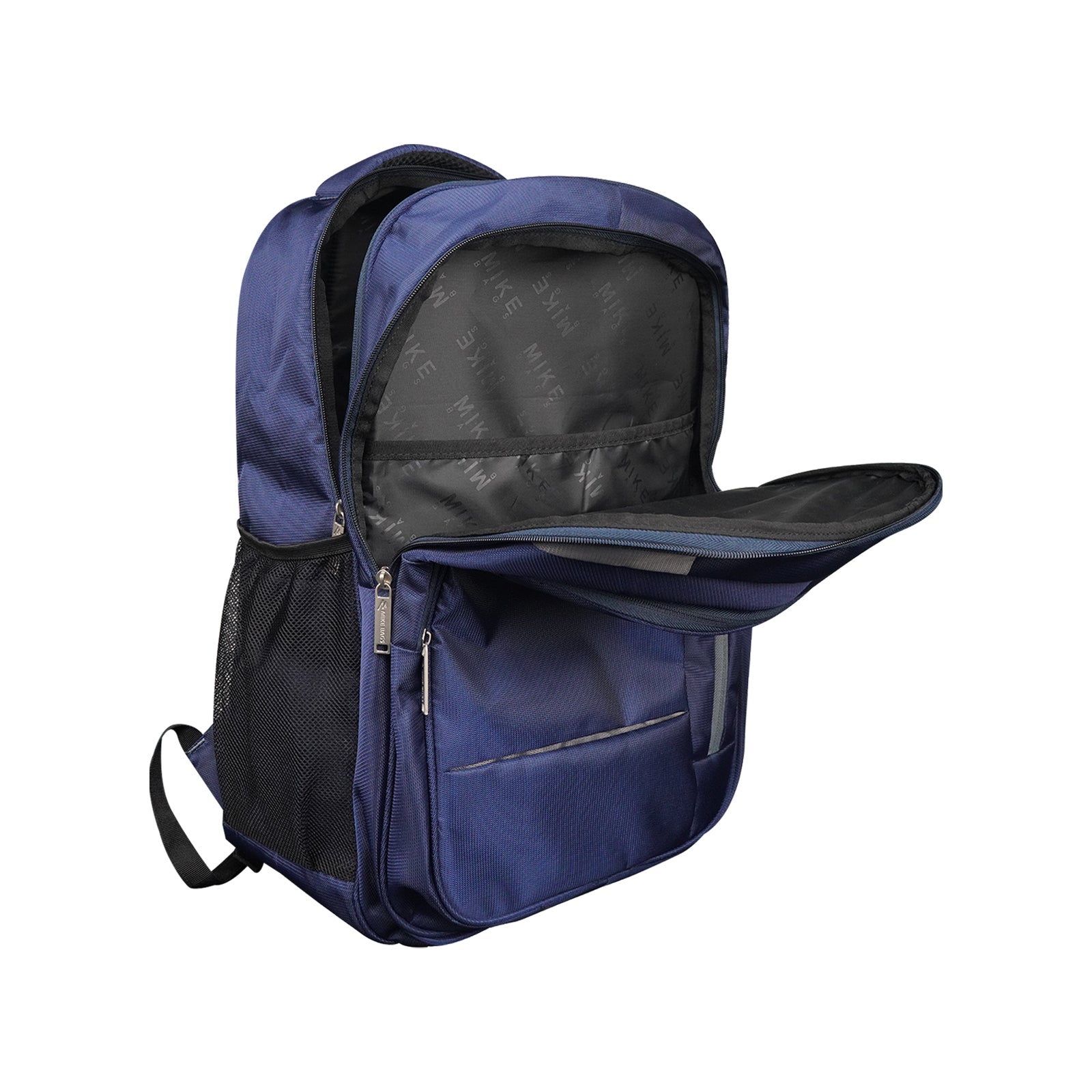 Mike Prestige Backpack - Navy Blue & Grey