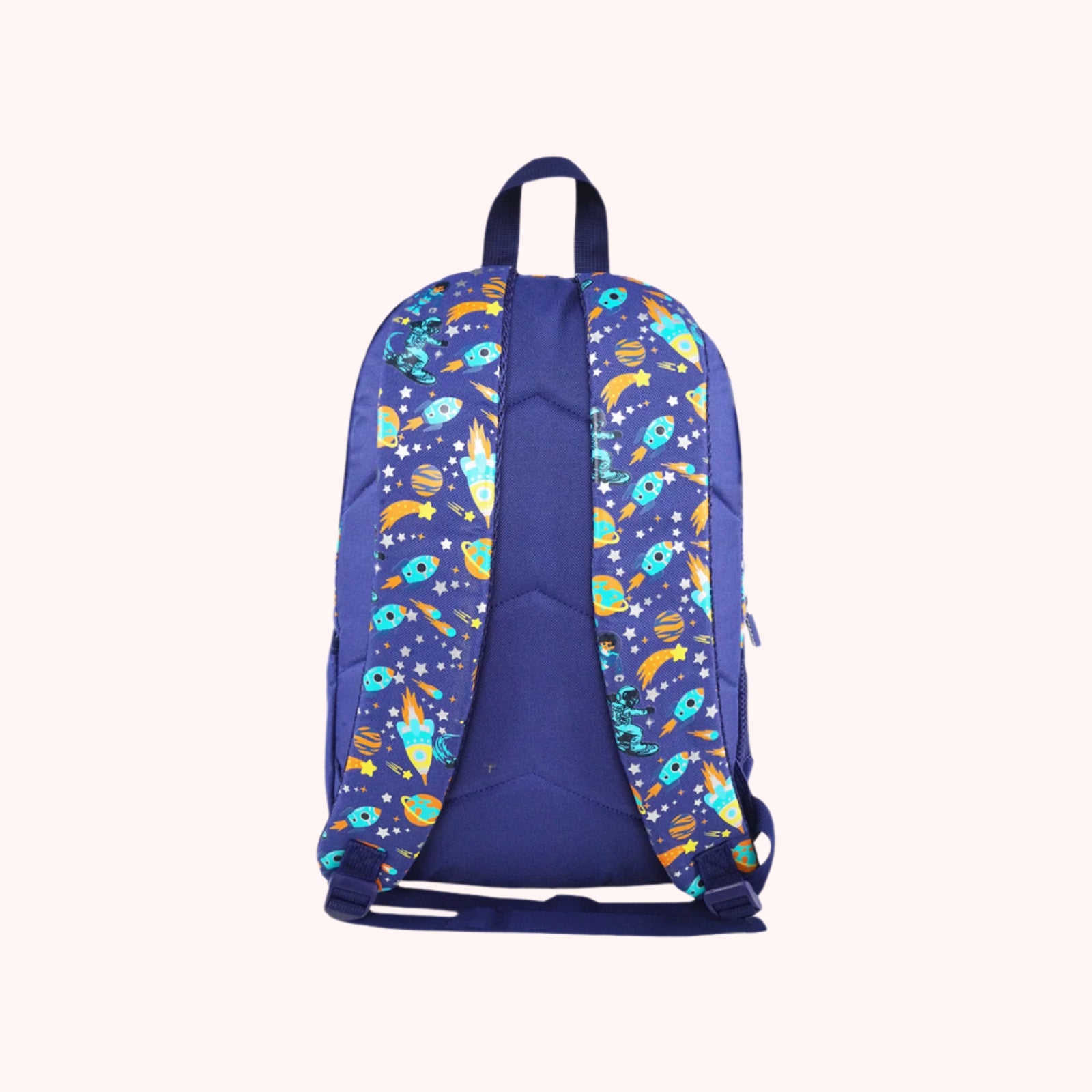 Smily Kiddos 15L EVA Shell Backpack | Space Astronaut Theme | Blue | Durable & Spacious School Bag | 45 x 30 x 14 cm