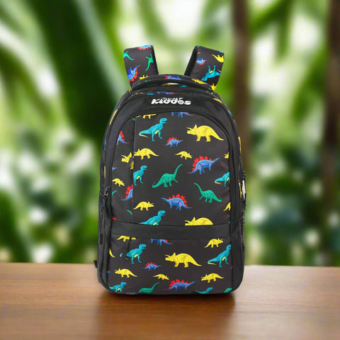 Image of Smily Kiddos Rage Dino Backpack-Black