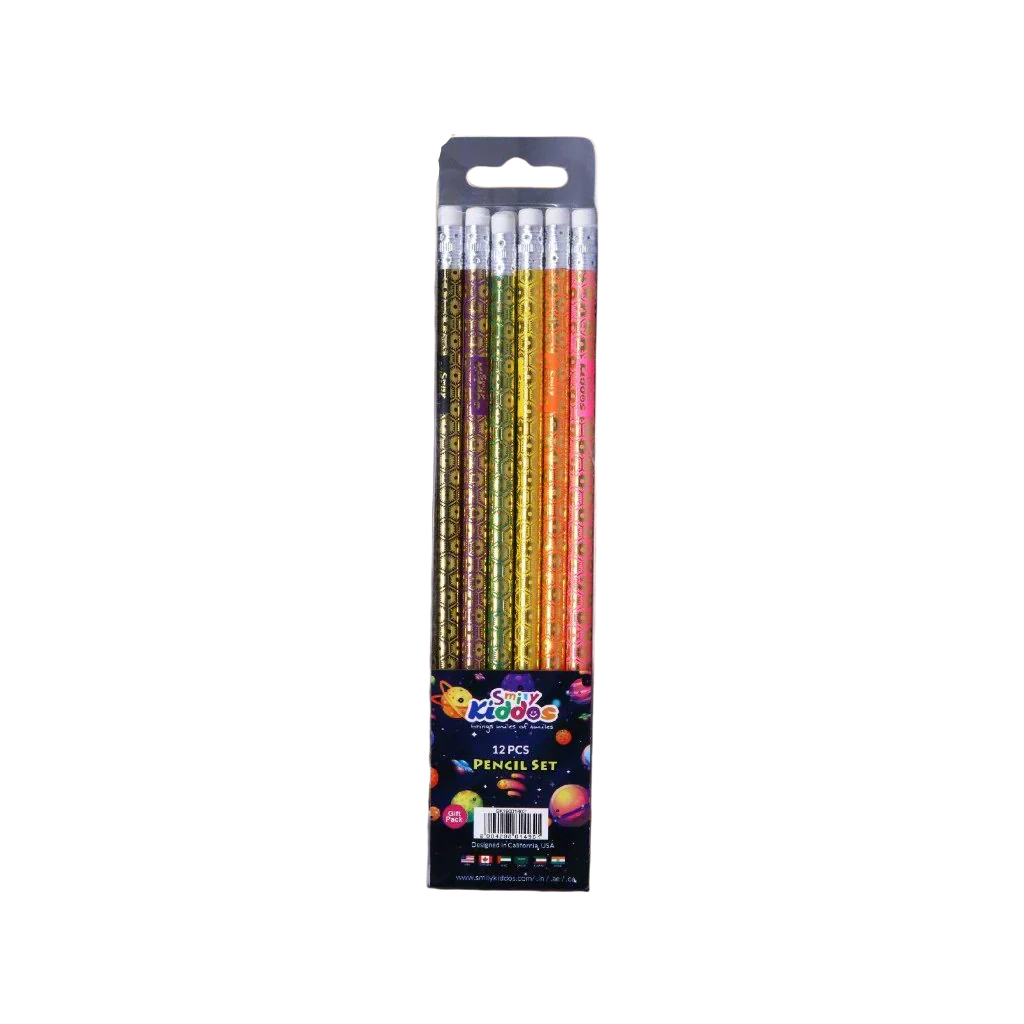 HB Pencil Set for Boys – Stylish & Smooth Writing (Pack of 12)