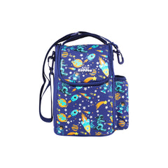 Space Astronaut Theme Blue combo backpack ( Bag ,Pencil box ,Lunch bag )