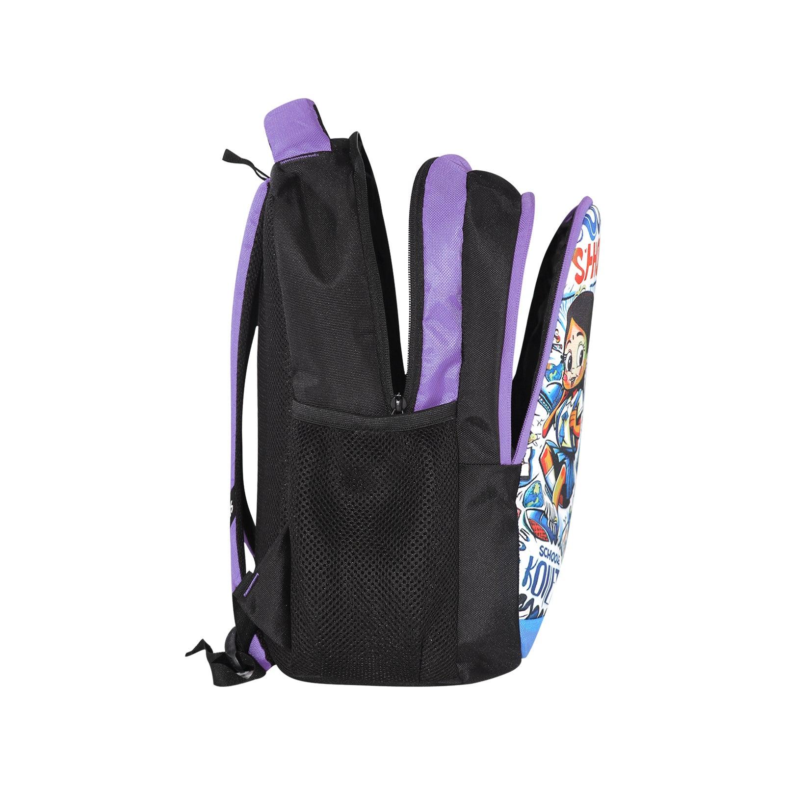 Smily Kiddos - Licensed Chhota Bheem Preschool Backpack I - Purple