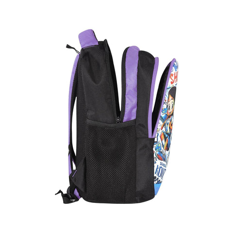 Image of Smily Kiddos - Licensed Chhota Bheem Preschool Backpack I - Purple