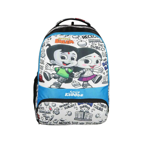 Image of Smily Kiddos - Licensed Chhota Bheem Junior Backpack Too Cool IV - T Blue & Black