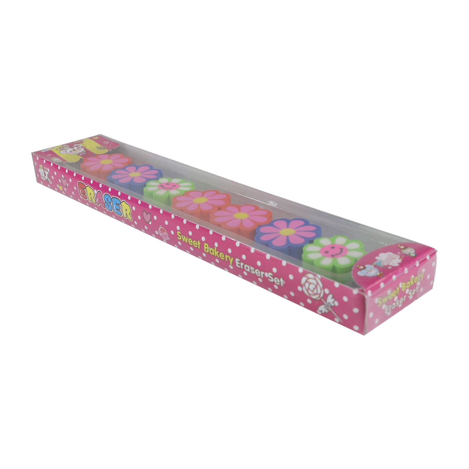 Blossom Flower Eraser Set – Cute & Durable Erasers for Kids