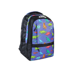 Smily Kiddos Rage Dino Backpack-Blue