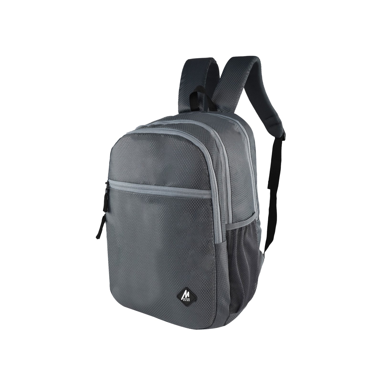 Mike Bags Casual Knapsack Backpack - Grey