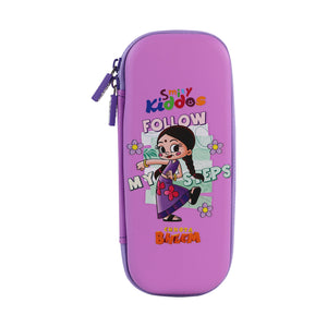 Smily Kiddos - Licensed Chhota Bheem  - Stylish & Spacious Hardtop EVA Pencil Case  Chutki follow My Steps - Purple
