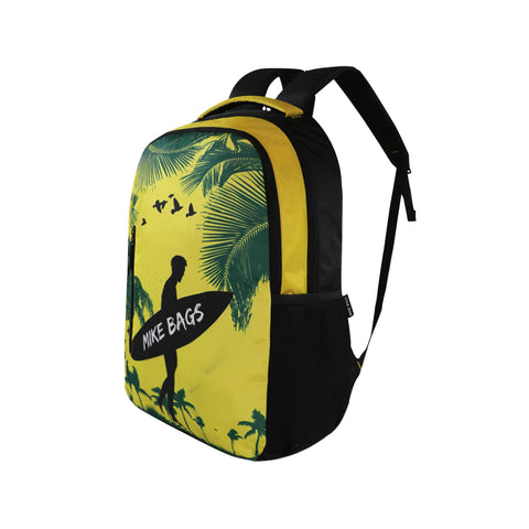Image of Mike Bags Aston Backpack in Yellow - 27 Liters Capacity