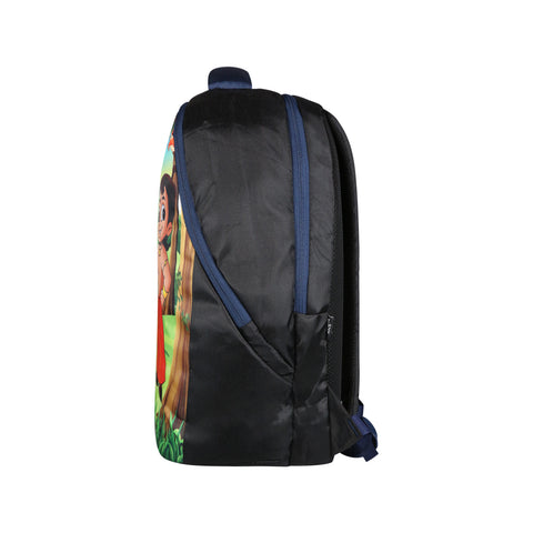 Image of Smily Kiddos - Licensed Chhota Bheem Junior Backpack 2 - N Blue & Black