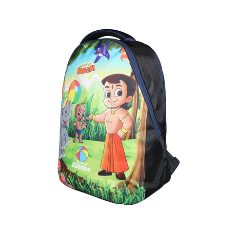 Image of Smily Kiddos - Licensed Chhota Bheem Junior Backpack 2 - N Blue & Black