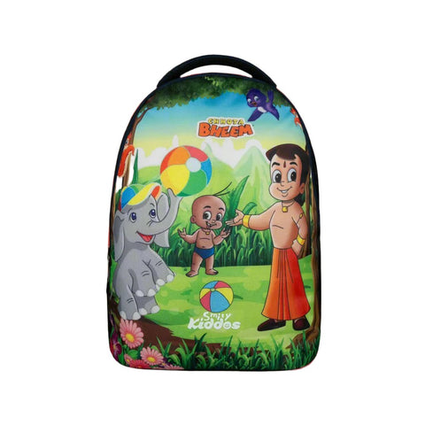 Image of Smily Kiddos - Licensed Chhota Bheem Junior Backpack 2 - N Blue & Black