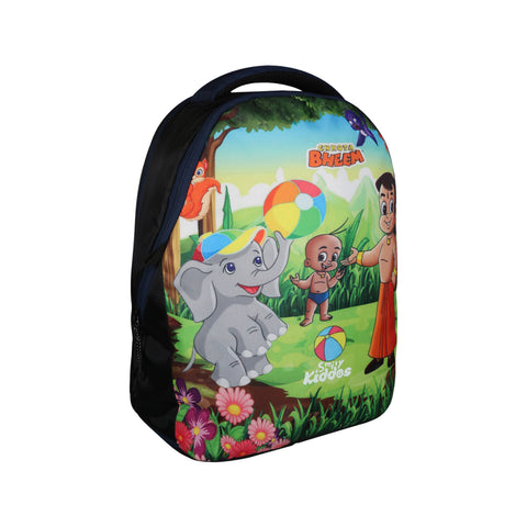 Image of Smily Kiddos - Licensed Chhota Bheem Junior Backpack 2 - N Blue & Black