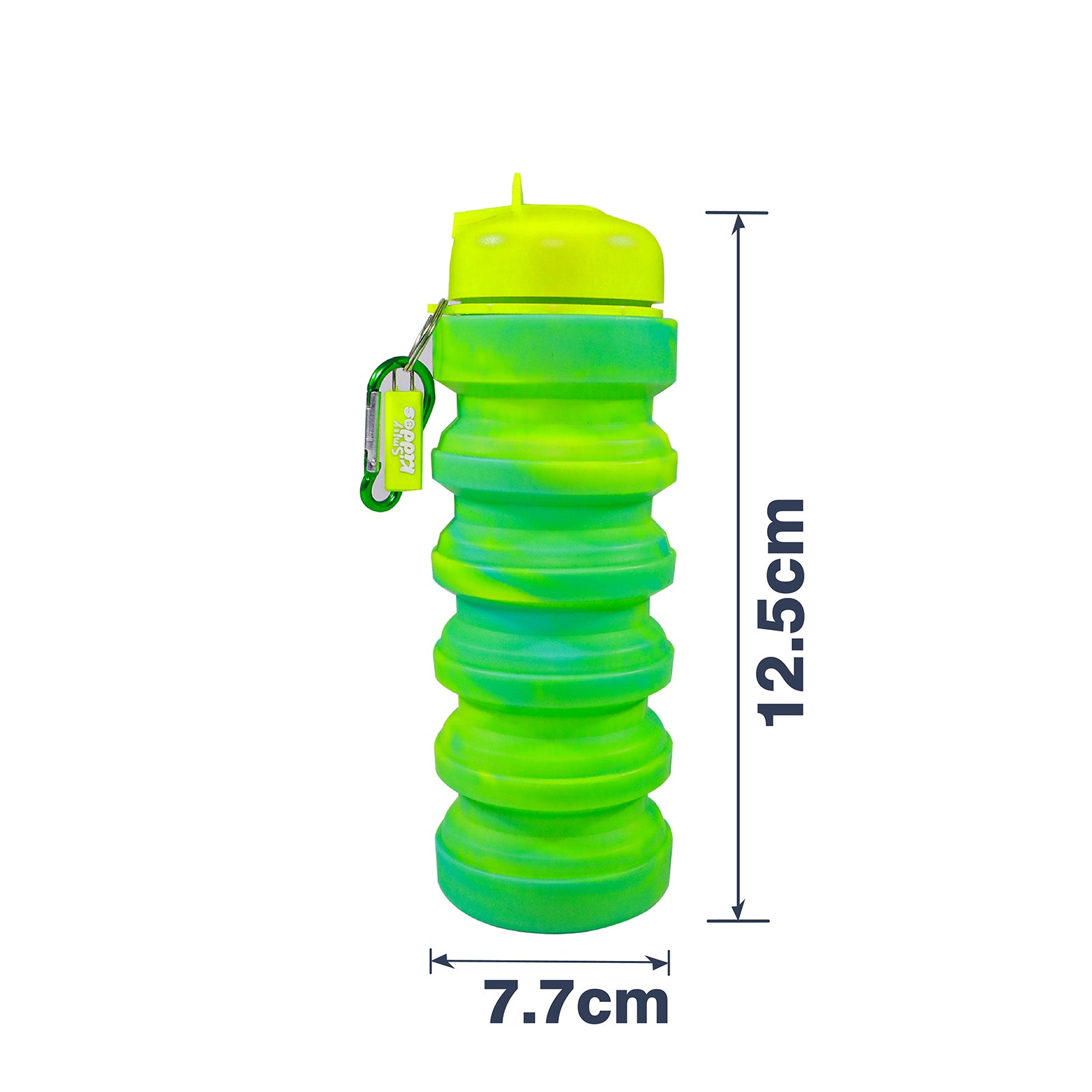 Smily kiddos Silicone Lemon Green Water Bottle