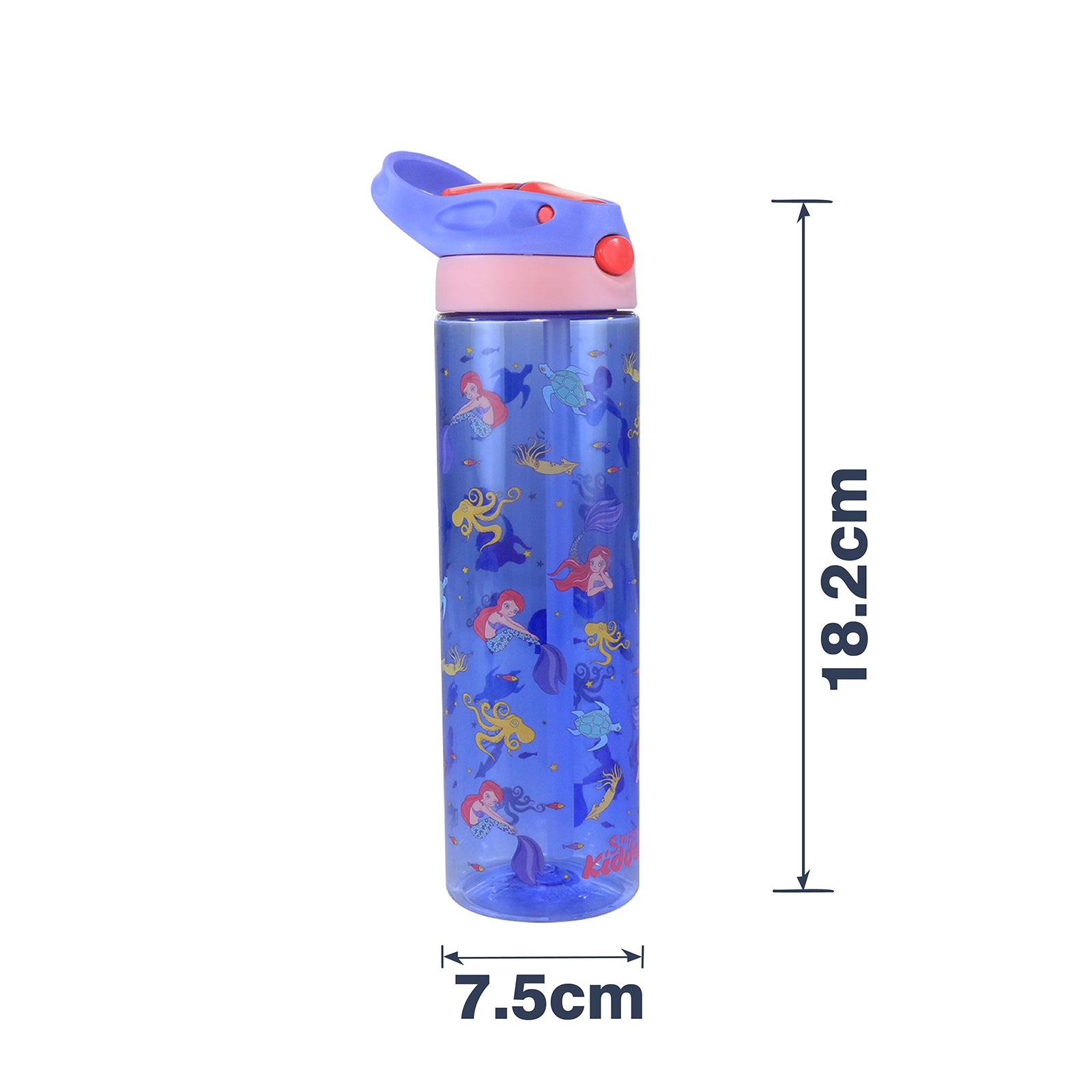 Smily kiddos Sipper Bottle 750 ml - Mermaid Theme Blue