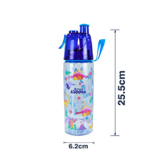 Smily kiddos sports water bottle dino theme multicolor