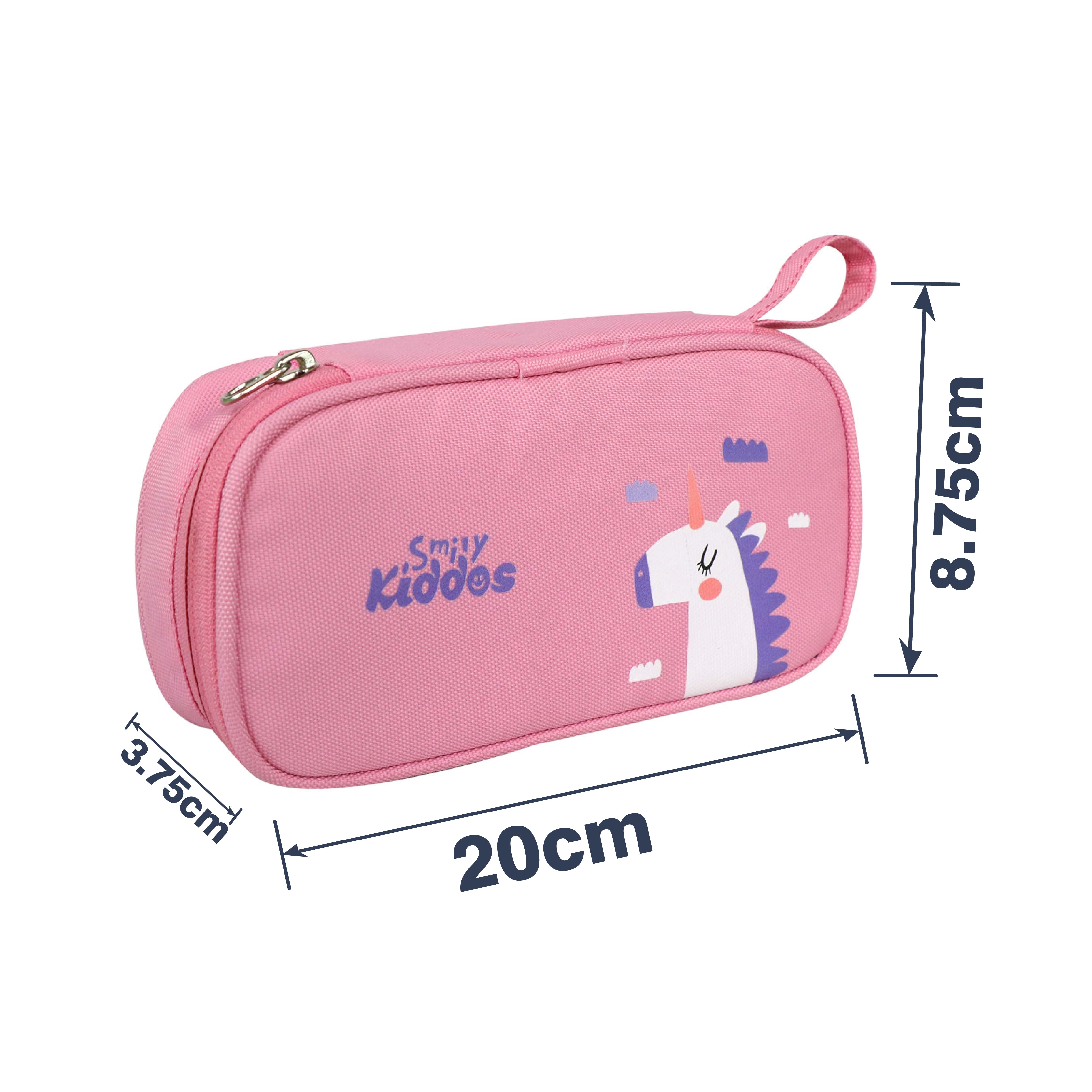 Smily Kiddos Zipper Pencil Pouch Unicorn Light - Pink