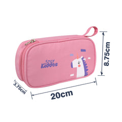 Smily Kiddos Zipper Pencil Pouch Unicorn Light - Pink