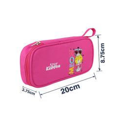 Smily Kiddos Zipper Pencil Pouch Meow Kitty Dark Pink