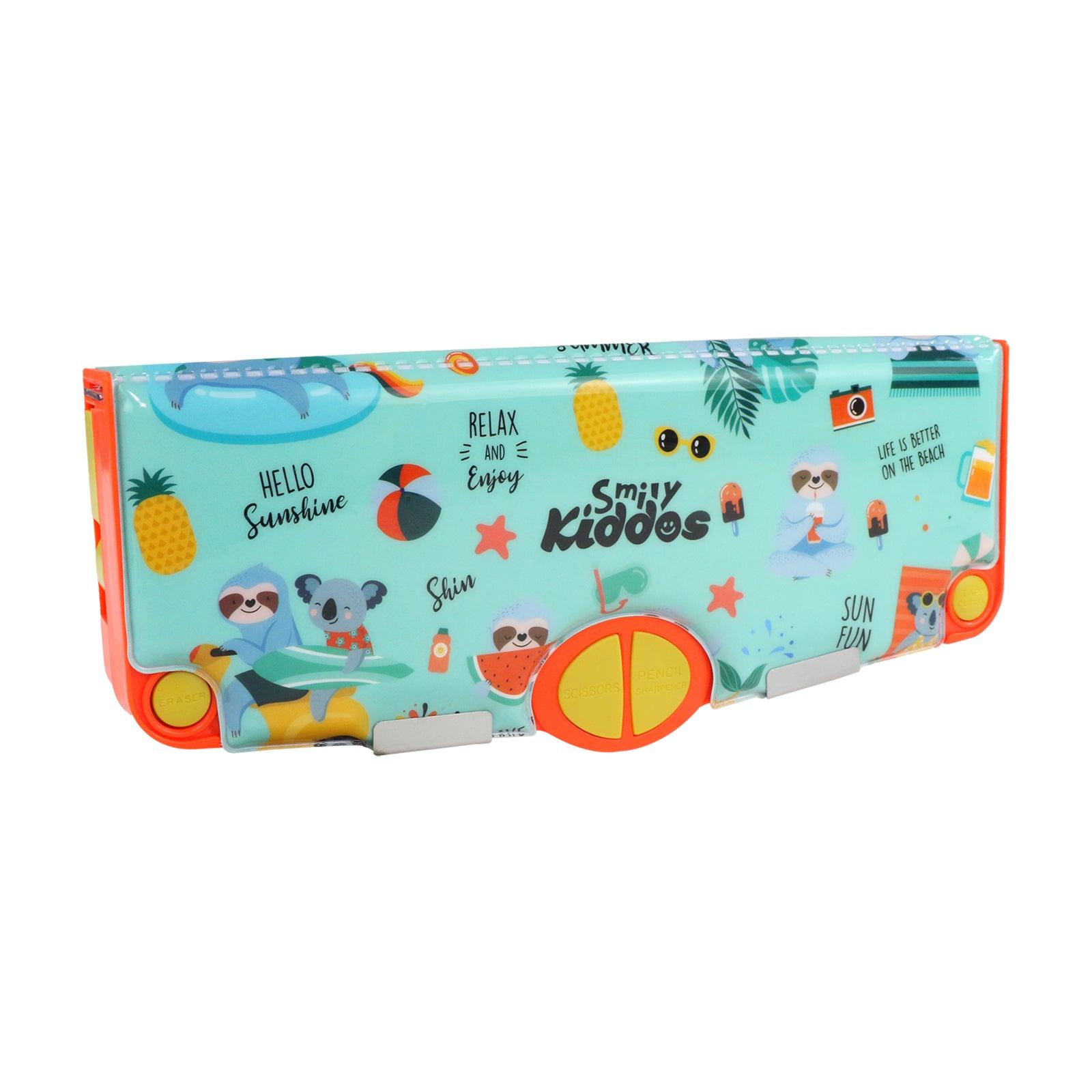 Smily Kiddos Pop Out Pencil box  Sweet Summer Theme- Green