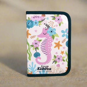 Smily Kiddos Stationery Case Ocean Theme Black ( Stationery Included)