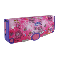 Smily Kiddos Pop Out Pencil boxe Princess Theme - Pink