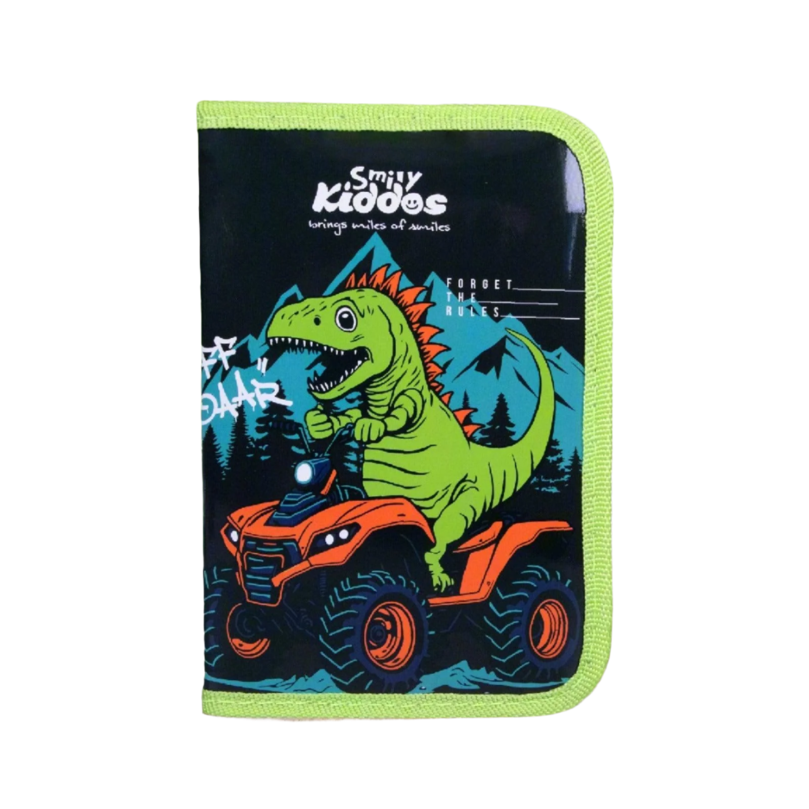 Dino - Themed Stationery Case – Black (Includes Stationery)