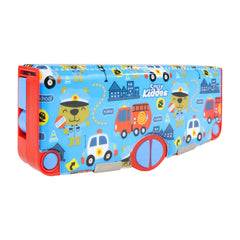 Smily Kiddos Pop Out Pencil box Police Theme - Blue