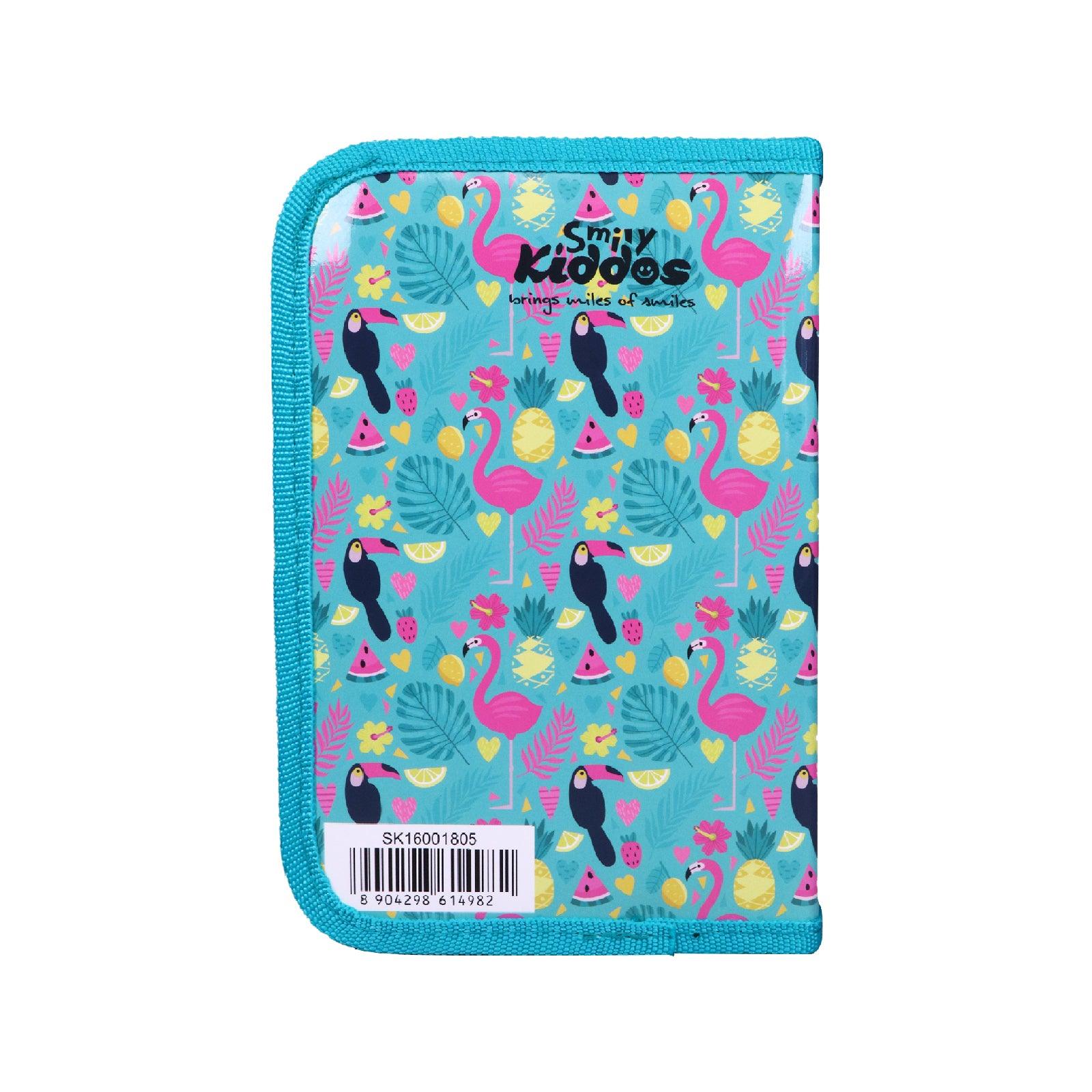 Flamingo - Themed Stationery Case – Blue (Includes Stationery)