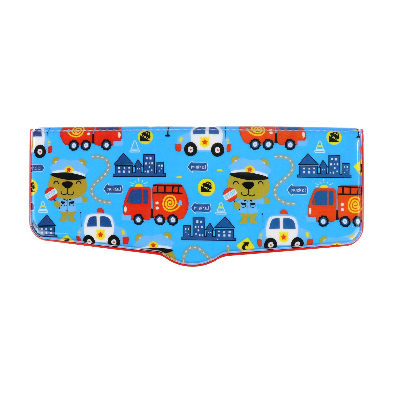 Smily Kiddos Pop Out Pencil box Police Theme - Blue