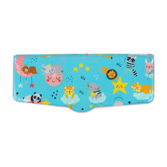 Smily Kiddos Pop Out Pencil box Rainbow Animals - Teal Blue