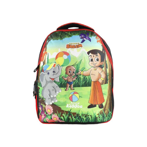 Image of Smily Kiddos - Licensed Chhota Bheem Junior Backpack 2 - Red & Black