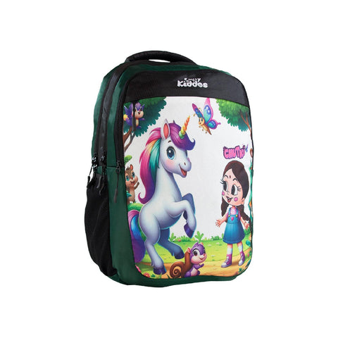 Image of Smily Kiddos - Licensed Chhota Bheem Chutki Junior Backpack 1 - Green