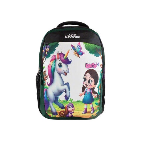 Image of Smily Kiddos - Licensed Chhota Bheem Chutki Junior Backpack 1 - Green