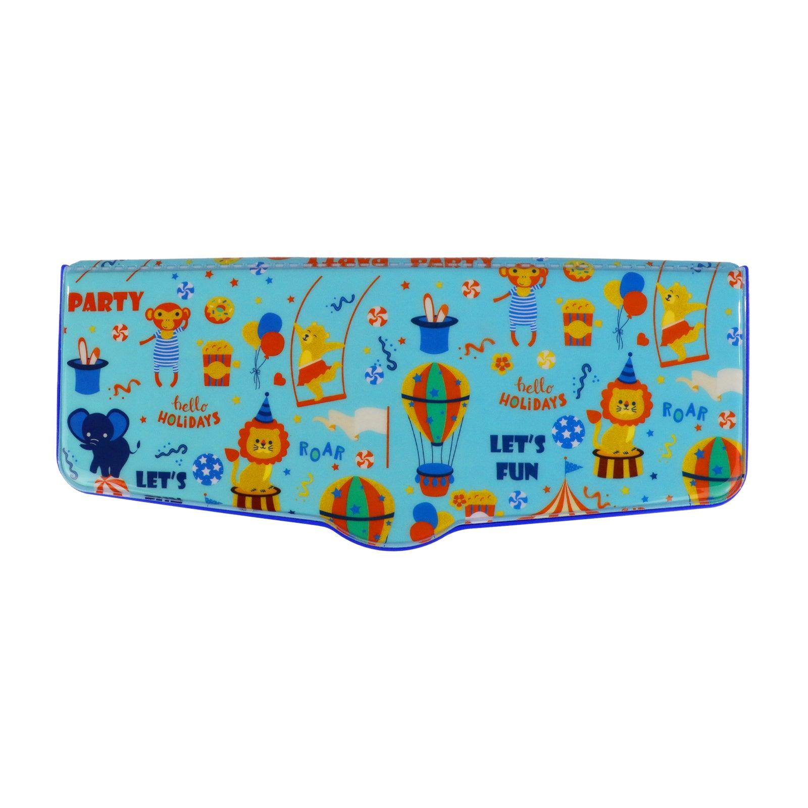 Smily Kiddos Pop Out Pencil box Circus Theme - Light Blue