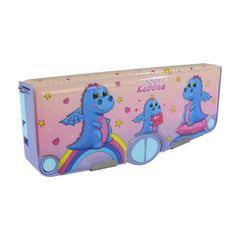 Smily Kiddos Pop Out Pencil box Dragon Theme - Light Pink