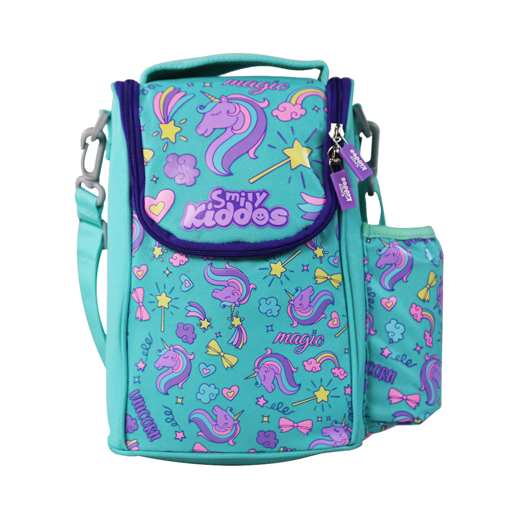 MIER Kids Lunch Bag Insulated Toddlers Lunch Cooler Tote, Purple Unicorn