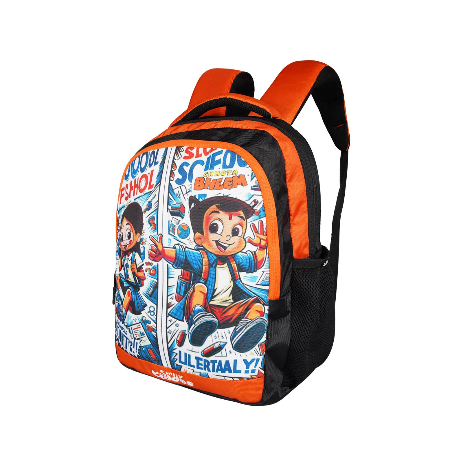 Licensed Chhota Bheem Preschool Backpack – Vibrant Orange Kid's School Bag