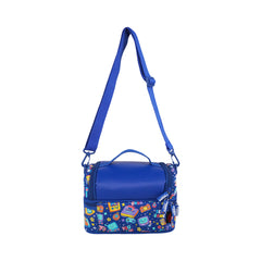 Double Decker Lunch Bag V3 | Gamer Theme | Insulated & Spacious Lunch Tote for Kids - Blue