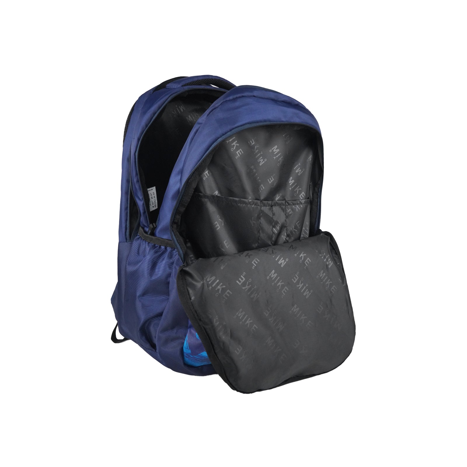 Mike Active Backpack Cricket Theme  - Navy Blue