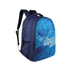 Mike Active Backpack Cricket Theme  - Navy Blue