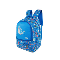 Smily Kiddos 16 Ltrs Backpack – Baby Shark Theme (Blue)