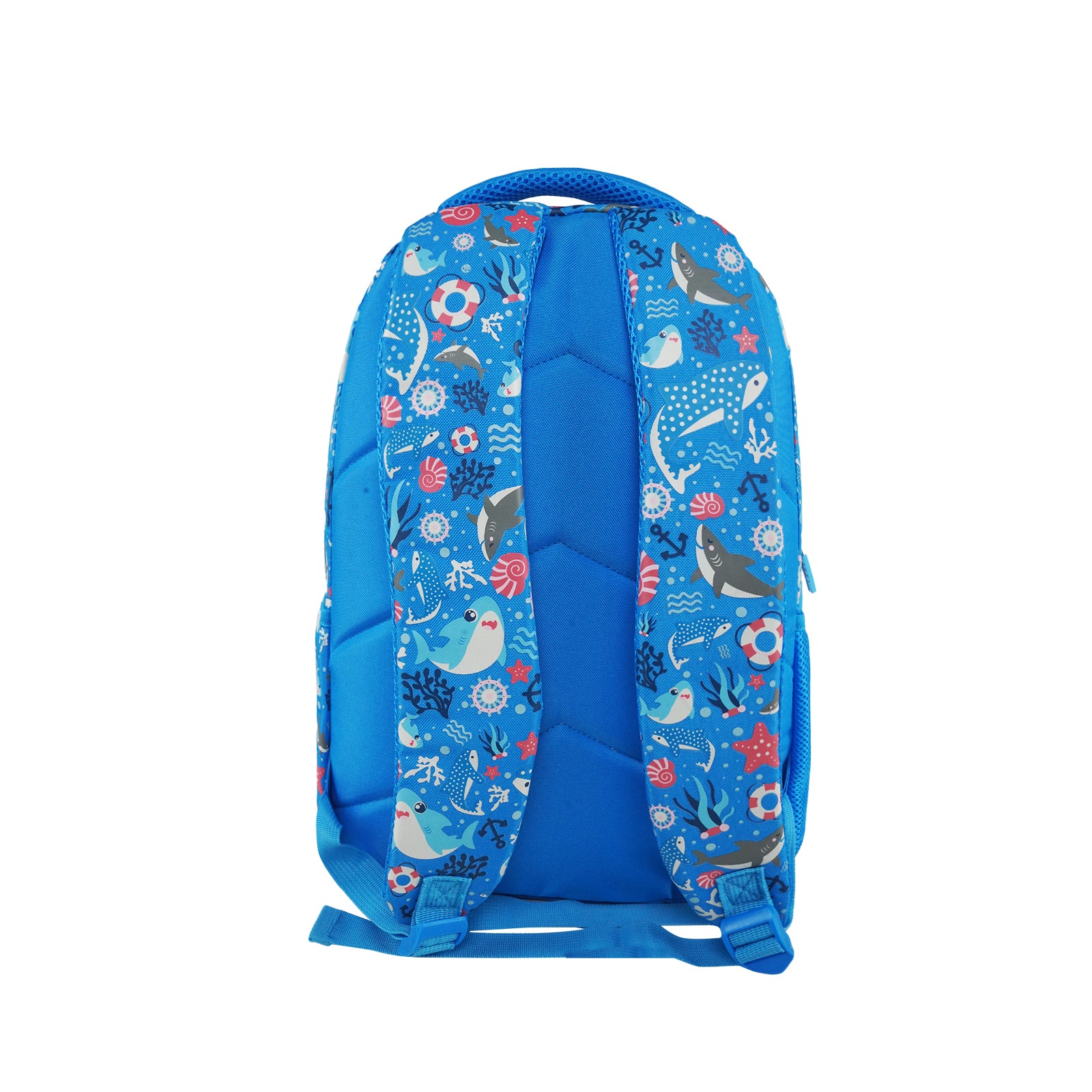 Smily Kiddos 16 Ltrs Backpack – Baby Shark Theme (Blue)