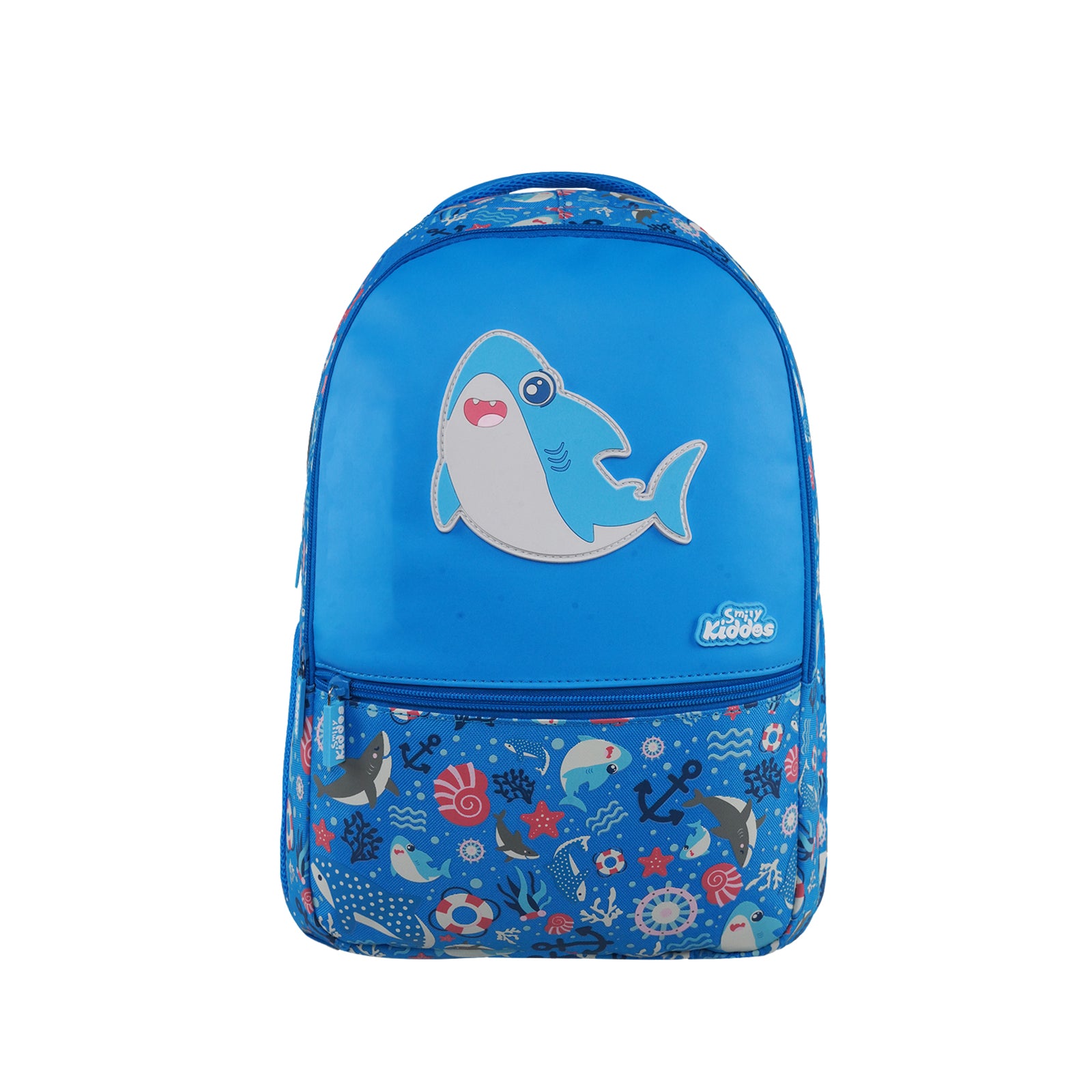 Baby Shark Theme 3-in-1 School Combo Pack | Backpack, Insulated Lunch Bag & Hardtop Pencil Case – Light Blue