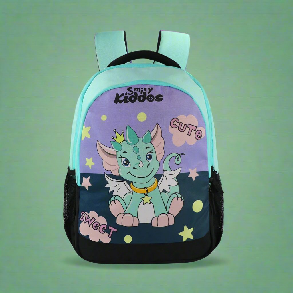 Junior School Bag Cute Dragon green bag