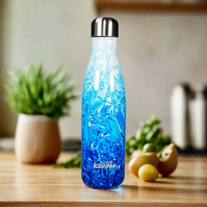 Smily Kiddos 500 ML Stainless Steel  Water Bottle Snow Flake Theme 