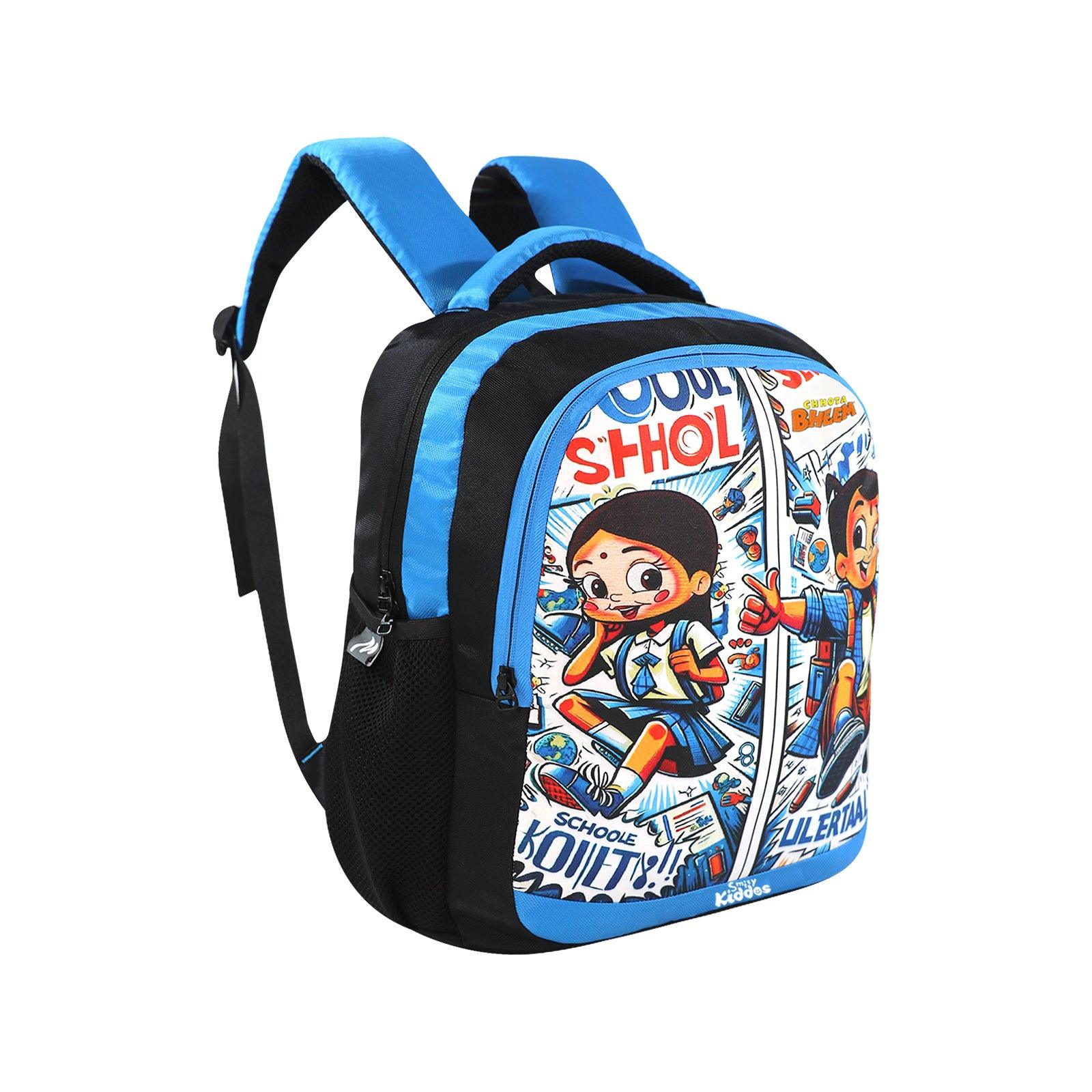 Smily Kiddos - Licensed Chhota Bheem Preschool Backpack I -Blue